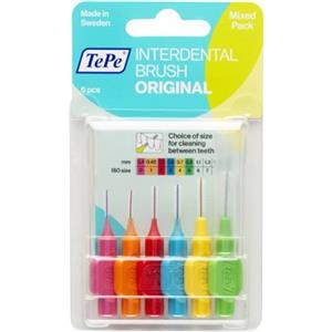 TEPE Scovolino TePe Originale Mix - misura ISO 0-7 0.4-1.1mm 6 Pezzi