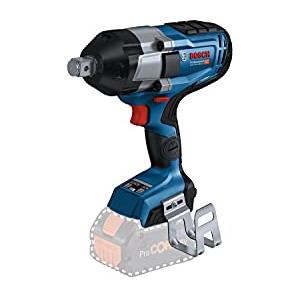 Bosch Professional BITURBO avvitatore a massa battente a batteria GDS 18V-1050 HC (coppia di serraggio 1.050 Nm, coppia di spunto 1.700 Nm, batterie e caricabatteria non incl., in scatola di cartone)