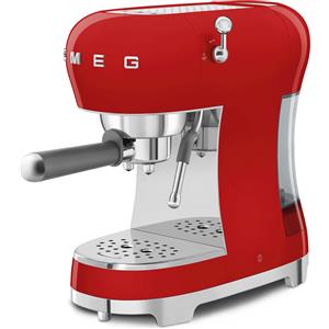 Smeg Macchina da Caffè Espresso Rossa Anni 50 ECF02RDEU