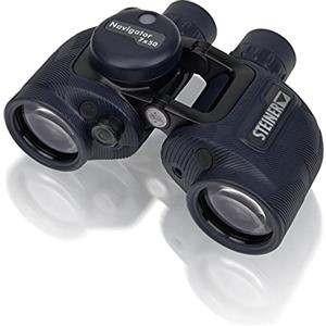 STEINER Binocolo marino Navigator 7x50c - Bussola stabilizzata HD, ottica di qualità tedesca, ponte aperto, impermeabile 5 m, realizzato per gli appassionati di sport acquatici e velisti per hobby