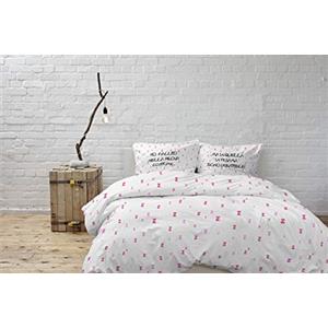 Italian Bed Linen Parure Copripiumino Shine in Stampa Digitale, Made in Italy, 100% Cotone, Shine 12, 2 Posti