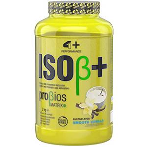 4 NUTRITION ISO Proteine Isolate del Siero del Latte Vaniglia 1,8 kg - Aumento di Energia e Recupero Veloce