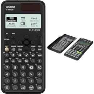 Casio FX-991 CW (Modello 2023) Calcolatrice Scientifica, 540 Funzioni e e Display Naturale & Fx-570Es Plus 2 Calcolatrice Scientifica Con 417 Funzioni, Nero
