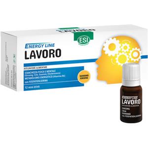 Esi - Energy Line Lavoro Confezione 12 Flaconcini (Scadenza Prodotto 01/2026)
