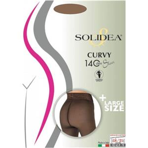 Solidea Curvy 140 Collant Sheer Glace 2M-XL - Compressione 18-21mmHg, Comfort e Vestibilità Ottimali