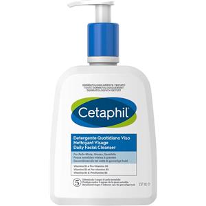 Cetaphil Detergente Quotidiano Viso Gel 237ml per Pelle Mista, Grassa e Sensibile con Vitamina B3 e Pro-Vitamina B5
