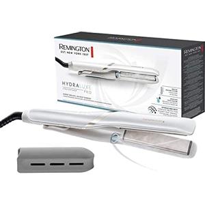 Remington Piastra per Capelli Lisci, Piastra Lisciante a Vapore, Protezione Totale dai Danni da Calore, Hydraluxe Pro, Serbatoio d'acqua integrato, S9001