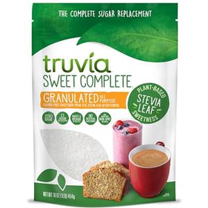 Truvia Dolce Completo Dolce Senza Calorie Dolce della Foglia di Stevia, Sacchetto da 453,6 g