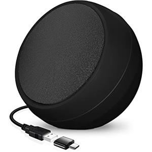 ADELGO Mini Casse PC, Altoparlante PC USB per Computer, Portatile Stereo Speakers per Tablet Desktop Laptop e Banco Cassa-Plug and Play