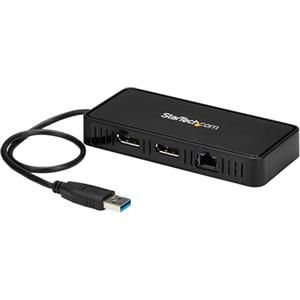 StarTech.com Mini Docking Station USB a Doppio DisplayPort per portatili - Dual 4K 60Hz - GbE - USB 3.0 - Mac & Windows (USBA2DPGB)