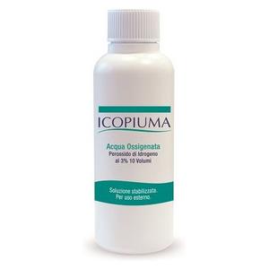 ICOPIUMA Acqua Ossigenata 3% 10 Volumi 250 ml - Soluzione per Disinfezione e Cura Ferite