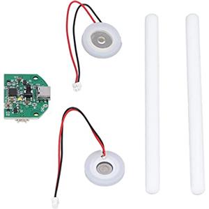 Fdit Dual Spray Switch Control Modulo di Atomizzazione Umidificatore Piastra Atomizzatore 740 Fori Atomizzatore Microporoso da 5 μm per Umidificatore USB 5V Articoli per la Casa