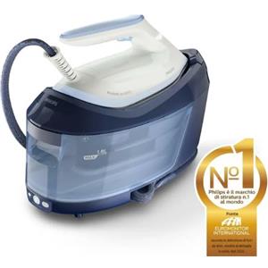 PHILIPS Ferro da Stiro con Caldaia a Vapore Potenza 2400 Watt 6.5 Bar 1.8 lt Tecnologia Optimaltemp - PSG6026-20