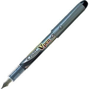 PILOT Stilografica V Pen Silver Pilot - nero - media - 007570