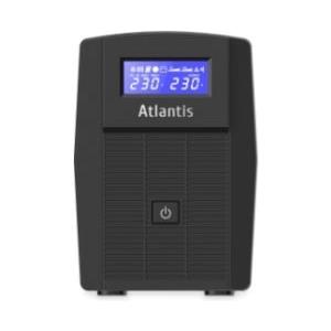 Atlantis Land A03-HP1003 UPS 800VA/480W Onda Sinusoidale Pura Line Interactive con Display LCD e Interfaccia USB-HID