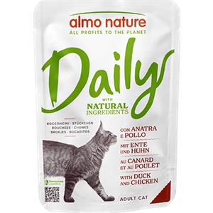 Almo Nature Daily Menu Cibo Umido per Gatti Adulti con Anatra e Pollo - 70g