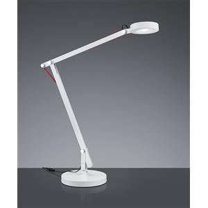 Trio AMSTERDAM Lampada da Tavolo LED Bianco con Morsetto - 5W 500LM 3000K