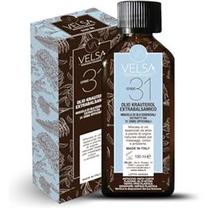 Velsa erbe 31-Olio 31 Krauterol extrabalsamico-Miscela di oli essenziali estratti da 31 erbe officinali-100% Made in italy