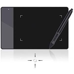 Huion® 420 Tavoletta Grafica Entry-Level, Ideale per OSU! Gaming e Firma Digitale, Ultra-Portatile 10x5.6cm con Penna a 2048 Livelli di Pressione