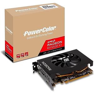 Powercolor AMD Radeon RX 6500XT ITX - Scheda grafica da gioco con memoria GDDR6 da 4 GB