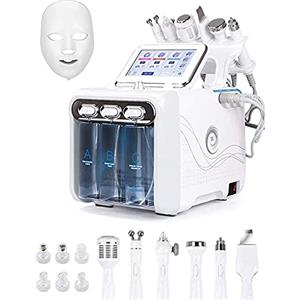 DEHOAD Facciale Idrogeno Ossigeno Piccola Bolla Multifunzione 7 in 1 Aqua Water Peeling Beauty Machine Hydrafacial di Ringiovanimento della Pelle