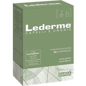 Lederme Capelli e Unghie - Integratore Alimentare 60 Compresse con PHYTOREVIV, MSM e Tè Verde