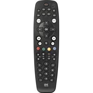 One For All URC 2981 Telecomando universale OFA8 One For All- Controlla 8 dispositivi -TV Set Top Box DVD player Blu-ray Audio Hi-Fi Home Cinema Media Center Console di gioco e Aux - Nero -URC2981
