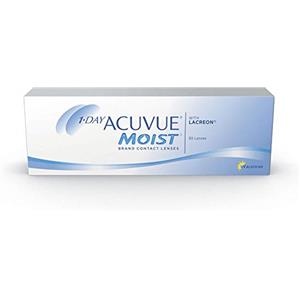 ワンデー アキュビュー モイスト Acuvue - Lenti a Contatto Giornaliere 1-DAY ACUVUE MOIST 30pz - 8,50, 14,2, 30, -11.5 D Morbide Sferica Hidrogeles o Hidrogeles de Silicone