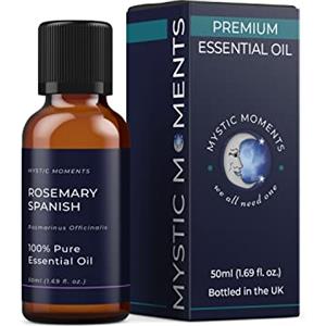 Mystic Moments | Rosemary Olio essenziale spagnolo 50 ml - olio puro e naturale per diffusori, aromaterapia e massaggio miscele senza OGM vegano