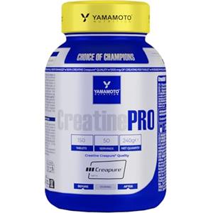 YAMAMOTO NUTRITION Creatine PRO Creapure© Quality integratore alimentare di creatina monoidrato qualità Creapure 150 compresse