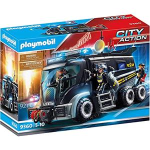PLAYMOBIL City Action 9360, Veicolo Unità Speciale con luci e suoni, Dai 5 anni