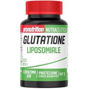 Pro Nutrition Glutatione Liposomiale 30 Cps Integratore Alimentare Antiossidante con Vitamina E