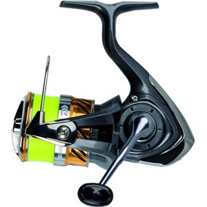 DAIWA 20 Laguna LT 2000, Mulinello da Pesca Spinning, Frizione Anteriore, Imbobinata con J-Braid X4 0.13 Giallo