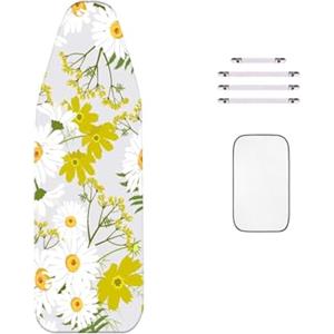 WTAIS Alta qualità - Copriasse da Stiro, Extra Large 160x60cm, Ispessito - Design a 2 Strati, (Adatto per Assi da Stiro con Lunghezza da 145 a 155 cm E Larghezza da 45 a 55 cm)