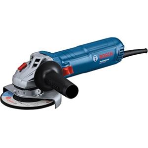 Bosch Professional Smerigliatrice angolare a filo GWS 12-125 (Ø disco: 125 mm, 1200 W potenza, prot. contro riavvio accidentale, incl. cuffia protezione, dado serraggio, impugnatura suppl. standard)