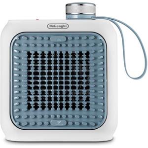 De'Longhi HFX10B03.LB stufetta elettrica Interno Blu, Grigio 360 W Riscaldatore ambiente elettrico con ventilatore