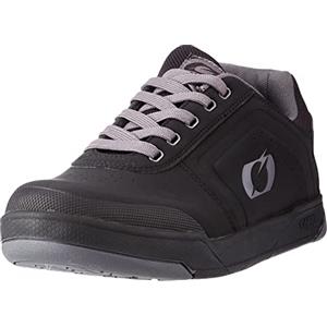 O'NEAL | Scarpe Mountain Bike | MTB | Vegan | Equilibrio tra Grip e riposizionamento del Piede, Protezione Interna delle articolazioni | Scarpa Pinned PRO Flat Pedal V.22 | Adulto | Nero Grigio | 41