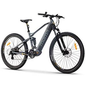 moma bikes Bicicletta MTB Elettrica VAE, EMTB 29, Alluminio, SHIMANO ALTUS 24v, Doppie sospensioni, Freni a Disco idraulico Batteria integrata Litio 48V 13Ah