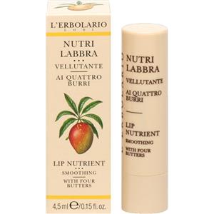L'Erbolario Nutri Labbra Vellutante ai Quattro Burri, 4.5ml