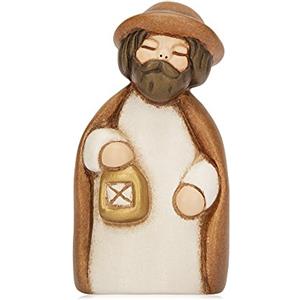 THUN® - San Giuseppe - Versione Bianca - Statuine Presepe Classico - Ceramica - I Classici