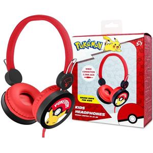Oceania Trading Cuffie Pikachu Wink Core Wired - Cuffie Colorate per Bambini con Microfono e Controllo Volume