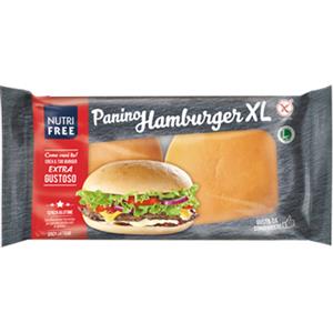 Nutrifree Panino Hamburger XL - 2pz, Morbidi e Senza Glutine