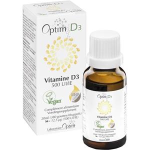 Bionoto Sprl Optim D3 Vitamina Vegetale 500UI Gocce 20 ml - Integratore Naturale da Licheni