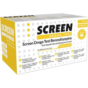 SCREEN ITALIA - Test Antidroga Benzodiazepina con Contenitore Urina