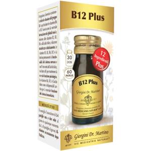 DR. GIORGINI B12 Plus - Integratore alimentare con 60 pastiglie di vitamine del gruppo B per ridurre stanchezza e favorire la formazione dei globuli rossi
