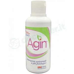 BIONATIVA Agin Detergente Universale pH Fisiologico 5.5 per Viso, Corpo e Igiene Intima - 1000 ml
