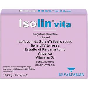 REVALFARMA Isolin Vita Integratore Alimentare 30 Capsule con Estratti Vegetali e Vitamina D3 per la Menopausa