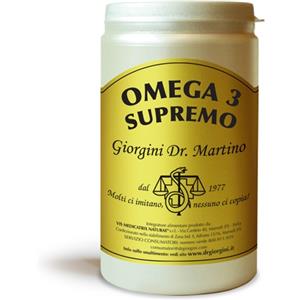 Dr. Giorgini Omega 3 Supremo - Integratore Alimentare 120 Softgel con Omega 3 per Funzione Cerebrale e Visiva