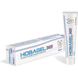 HOBAMA HOBAGEL 365 Gel Bifasico 75 ml - Dentifricio e Collutorio con Bassa Abrasività