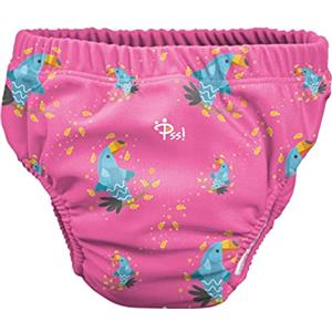 PSS! | Costume Contenitivo Bambino, Pannolino Costumino Neonato, Mare e Piscina, Stampa Crazy Tucan, Taglia S, Made in Italy